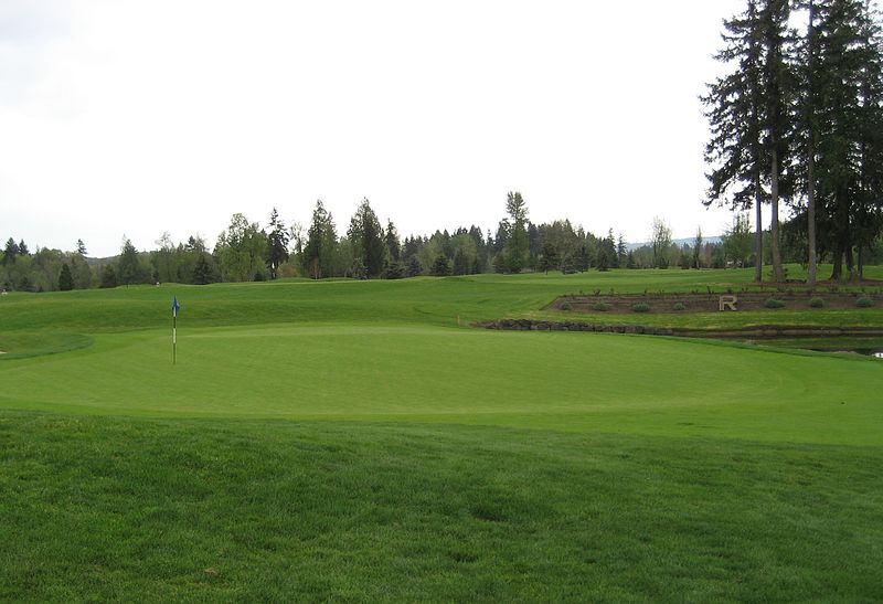 Putting Green on Golf Course