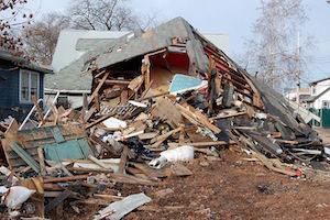 Destroyed Home